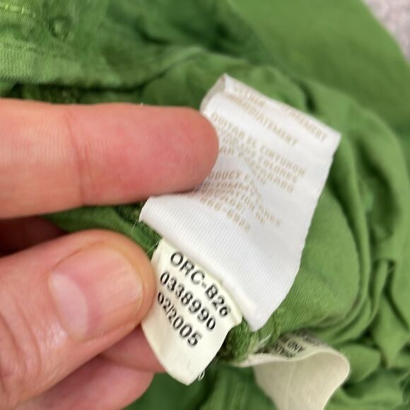 Tommy Hilfiger Y2K Vintage Green Embroidered Pants size 10 - Picture 13 of 16